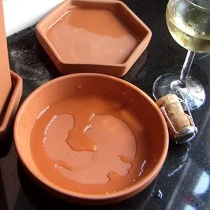Terracotta Round Wine Cooler Saucer